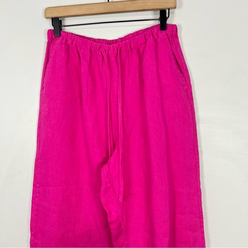 Rails Pink Wide Leg Linen Pants size Large - Picture 7 of 10